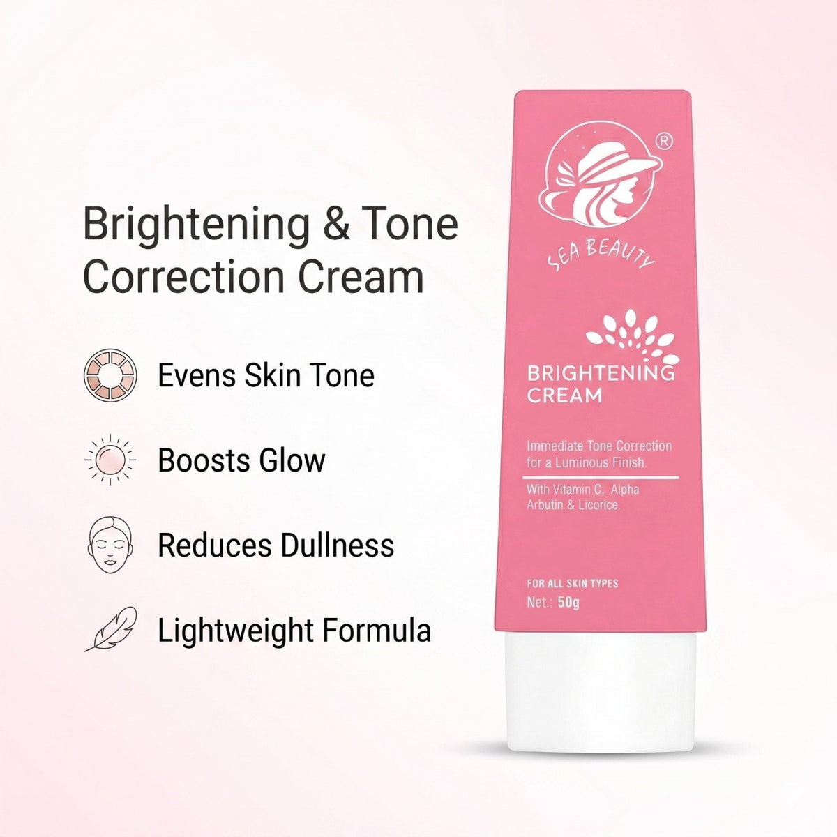 SEA BEAUTY BRIGHTENING CREAM (DAY CREAM) ✅